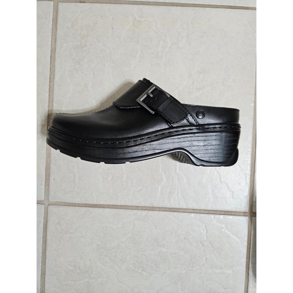 Klogs Footwear Black Leather Clogs Slip-On Comfort Work Shoes Women's Size 6 - Picture 4 of 4